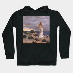 Woman on the Beach by Pierre Puvis de Chavannes Hoodie